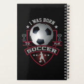 Ik was geboren om voetganger te spelen planner (Achterkant)