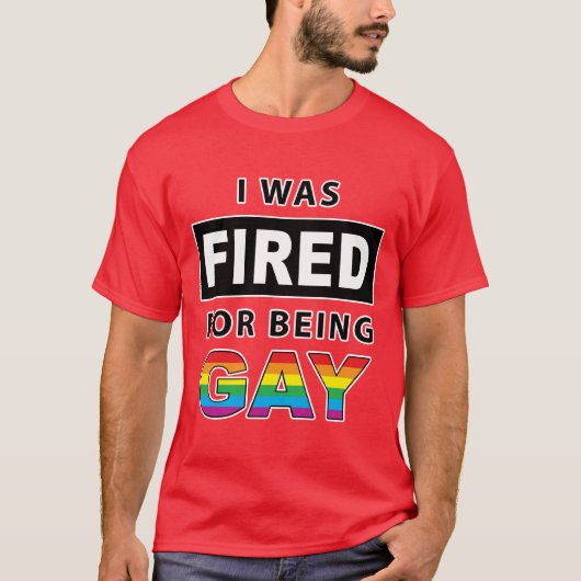 Ik was gestreden omdat ik homo was. t-shirt (Voorkant)