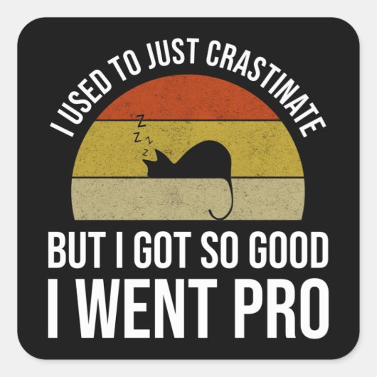 Ik was gewoon gek vierkante sticker (Voorkant)