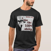 ik was het 100e schaap . t-shirt (Voorkant)