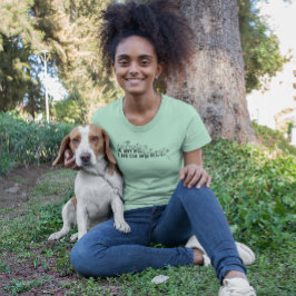 Ik was het - ik liet de honden grappig uit Tri-Blend shirt