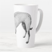 Ik was het niet, beloofd latte mok (Rechterhoek)