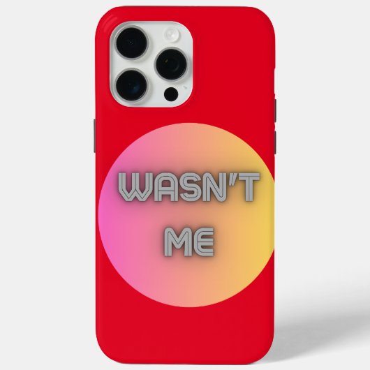 Ik was het niet Case-Mate iPhone case (Achterkant)