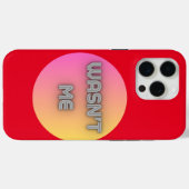 Ik was het niet Case-Mate iPhone case (Achterkant (horizontaal))