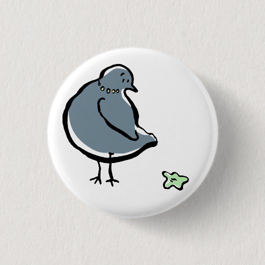 Ik was het niet ronde button 3,2 cm (Voorkant)