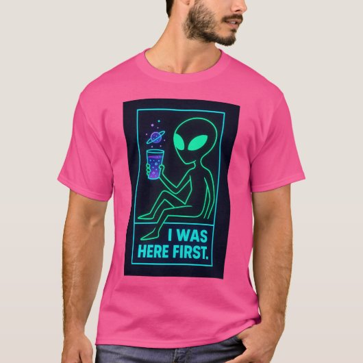 Ik was hier eerst t-shirt (Voorkant)