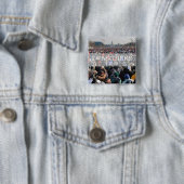 IK WAS HIER: Gewas bij de openingsceremonie Vierkante Button 5,1 Cm (In situ)