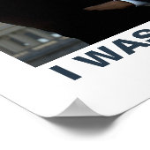 IK WAS HIER IN Obama INauguration 1/20/09 Poster (Hoek)