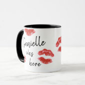 Ik was hier - markeer altijd mijn territorium gepe mok (Voorkant links)