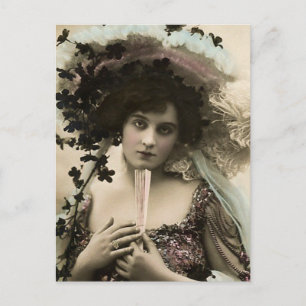 Ik was in de tuin briefkaart