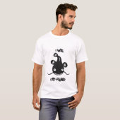 IK WAS KATTENVIS-BASIC T-SHIRT (Voorkant volledig)