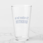 Ik was liever in Brighton Utah Glas (Achterkant)