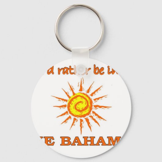 Ik was liever in de Bahama's Sleutelhanger (Voorkant)