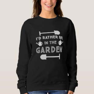 Ik was liever in de tuin trui