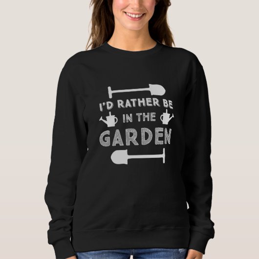 Ik was liever in de tuin trui (Voorkant)