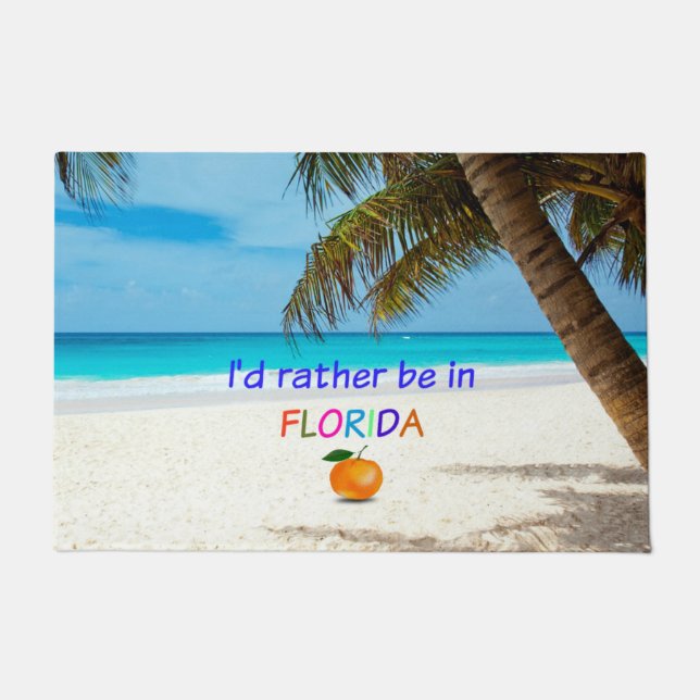 Ik was liever in Florida, Deurmat (Voorkant)