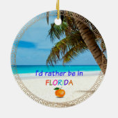 Ik was liever in Florida, Keramisch Ornament (Achterkant)