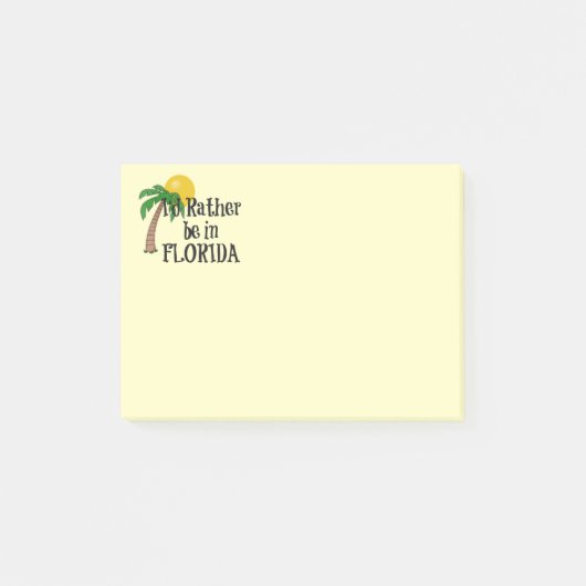Ik was liever in Florida Post-it® Notes (Voorkant)