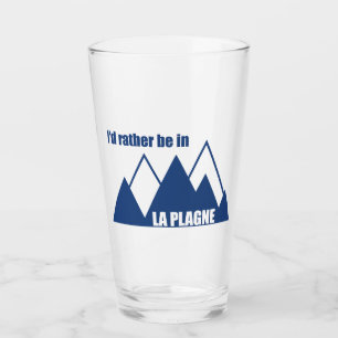 Ik was liever in La Plagne Frankrijk Berg Glas