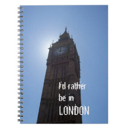 Ik was liever in Londen Notitieboek
