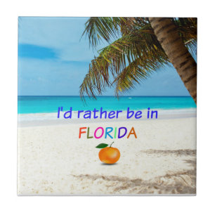 Ik was liever in (zonnige) Florida, Tegeltje