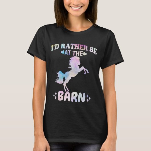 Ik was liever op de schuur t-shirt (Voorkant)