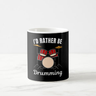 Ik was liever op mijn werk, drummer zegt koffiemok