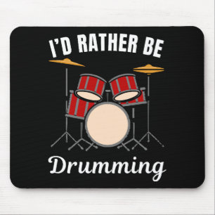 Ik was liever op mijn werk, drummer zegt muismat