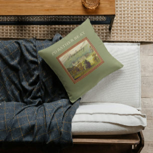 Ik was liever op Pemberly Jane Austen Vintage Kussen