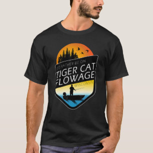 Ik Was Liever Op Tiger Cat Flowage Wisconsin Aan H T-shirt