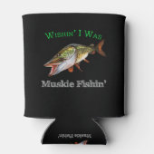 Ik was Muskie Fishin Blikjeskoeler (Achterkant)