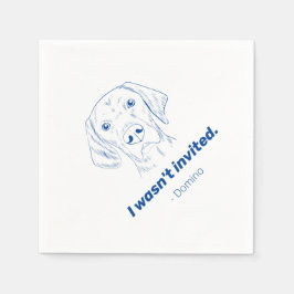 Ik was niet uitgenodigd Duitse pointer bruiloft se Servet