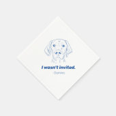 Ik was niet uitgenodigd Duitse pointer bruiloft se Servet (Hoek)