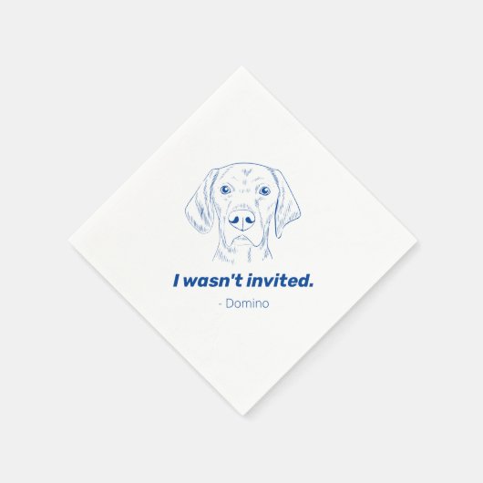 Ik was niet uitgenodigd Duitse pointer bruiloft se Servet (Hoek)