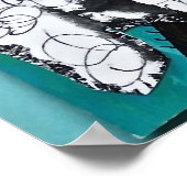 "IK WAS NOOIT BEDOELD OM TE WERKEN" GAD GIRL ART P POSTER (Hoek)