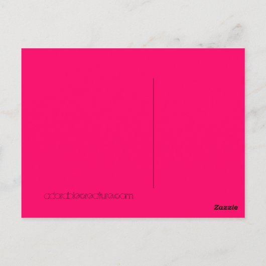 Ik was nooit echt aan u Briefkaart (Achterkant)