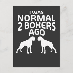 Ik was Normaal 2 Boxers Ago - Funny Dog Briefkaart
