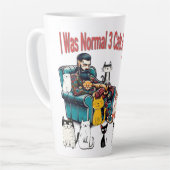 Ik was normaal 3 katten geleden - Funny Cat Mok (Linkerhoek)