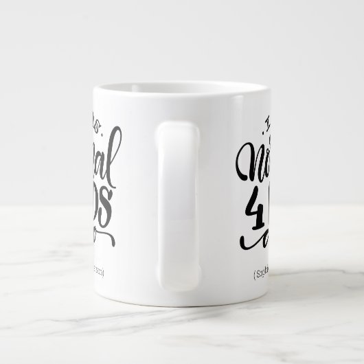 Ik was normaal 4 kinder geleden - Jumbo 20oz mok (Achterkant)