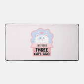 Ik was normaal drie katten geleden bureaumat (Voorkant)