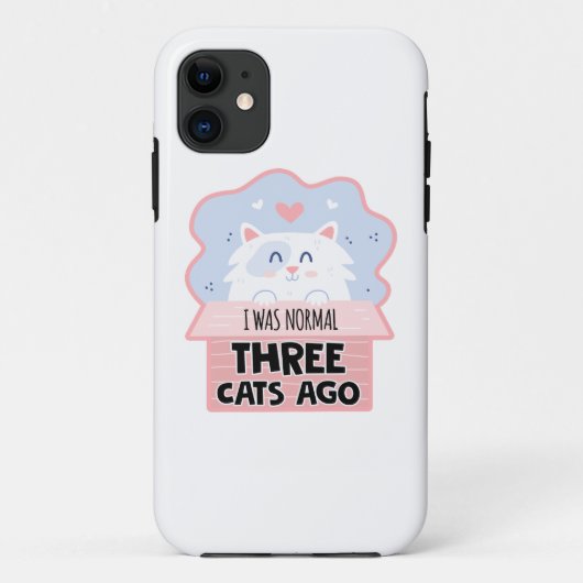 Ik was normaal drie katten geleden Case-Mate iPhone case (Achterkant)