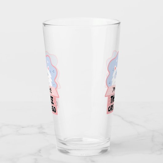 Ik was normaal drie katten geleden glas (Links)