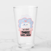 Ik was normaal drie katten geleden glas (Voorkant)