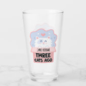 Ik Was Normaal Drie Katten Geleden Glas (Achterkant)