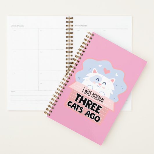 Ik Was Normaal Drie Katten Geleden Planner (Display)