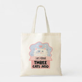 Ik was normaal drie katten geleden tote bag (Achterkant)