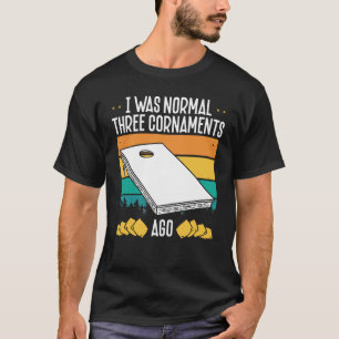 Ik was normaal drie keramische keramiek in het gat t-shirt