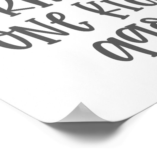 Ik was normaal één Kind Ago Poster (Hoek)