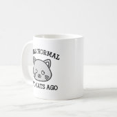 Ik was normaal twee katten geleden koffiemok (Voorkant links)