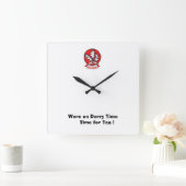 Ik was op Derry Time voor een Cuppa. Vierkante Klok (Huis)
